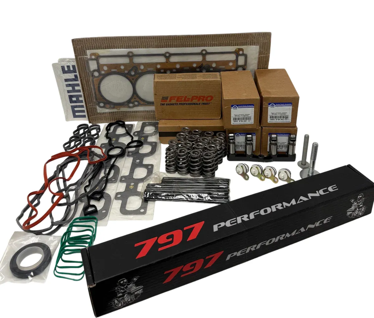797 Performance 2009-2023 5.7 VVT NA Hemi Car Complete Camshaft Kit With MDS Delete & Gaskets (Also Jeep / Durango)