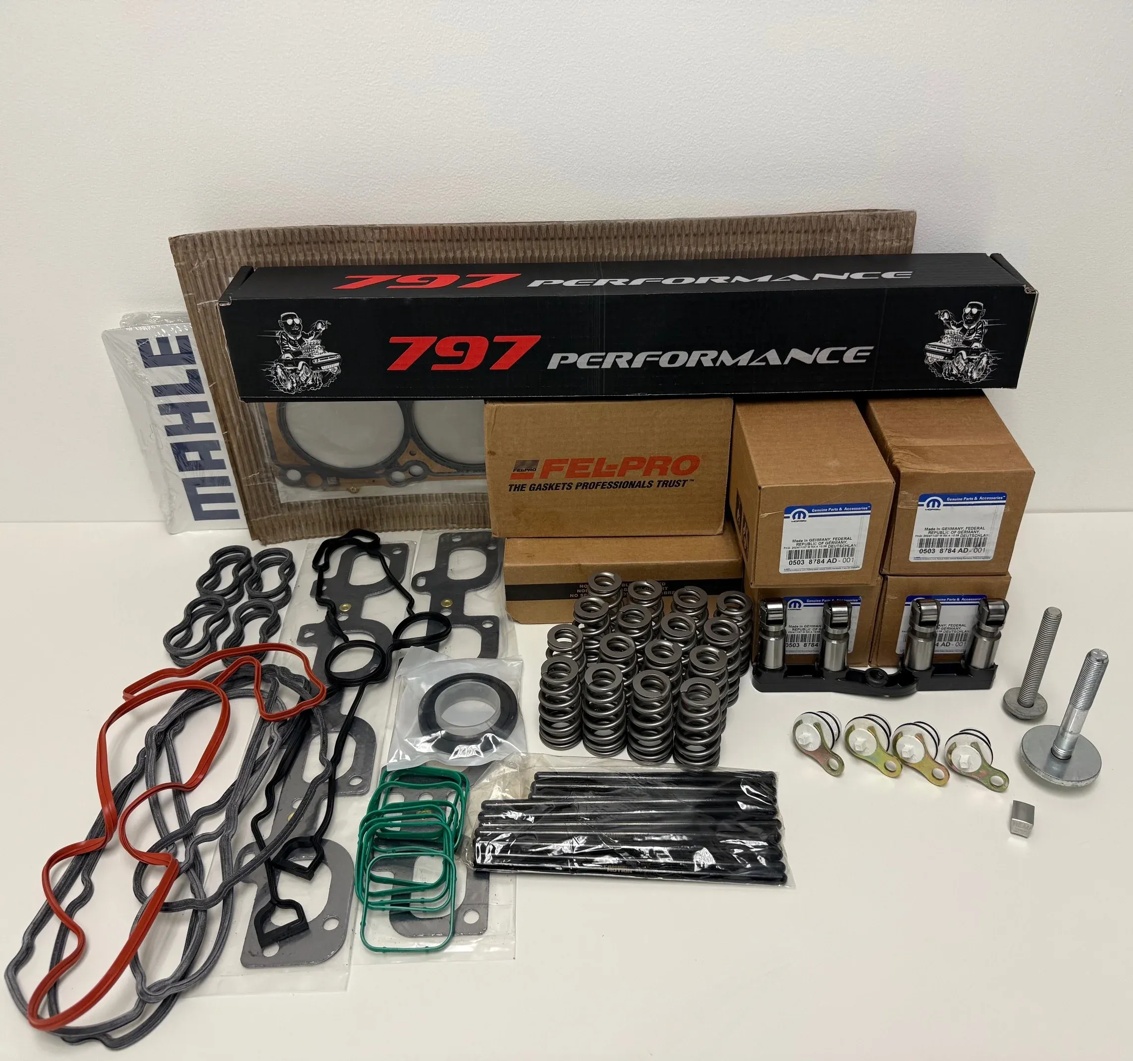 797 Performance 2009-2023 5.7 VVT NA Hemi Car Complete Camshaft Kit With MDS Delete & Gaskets (Also Jeep / Durango) - Image 2